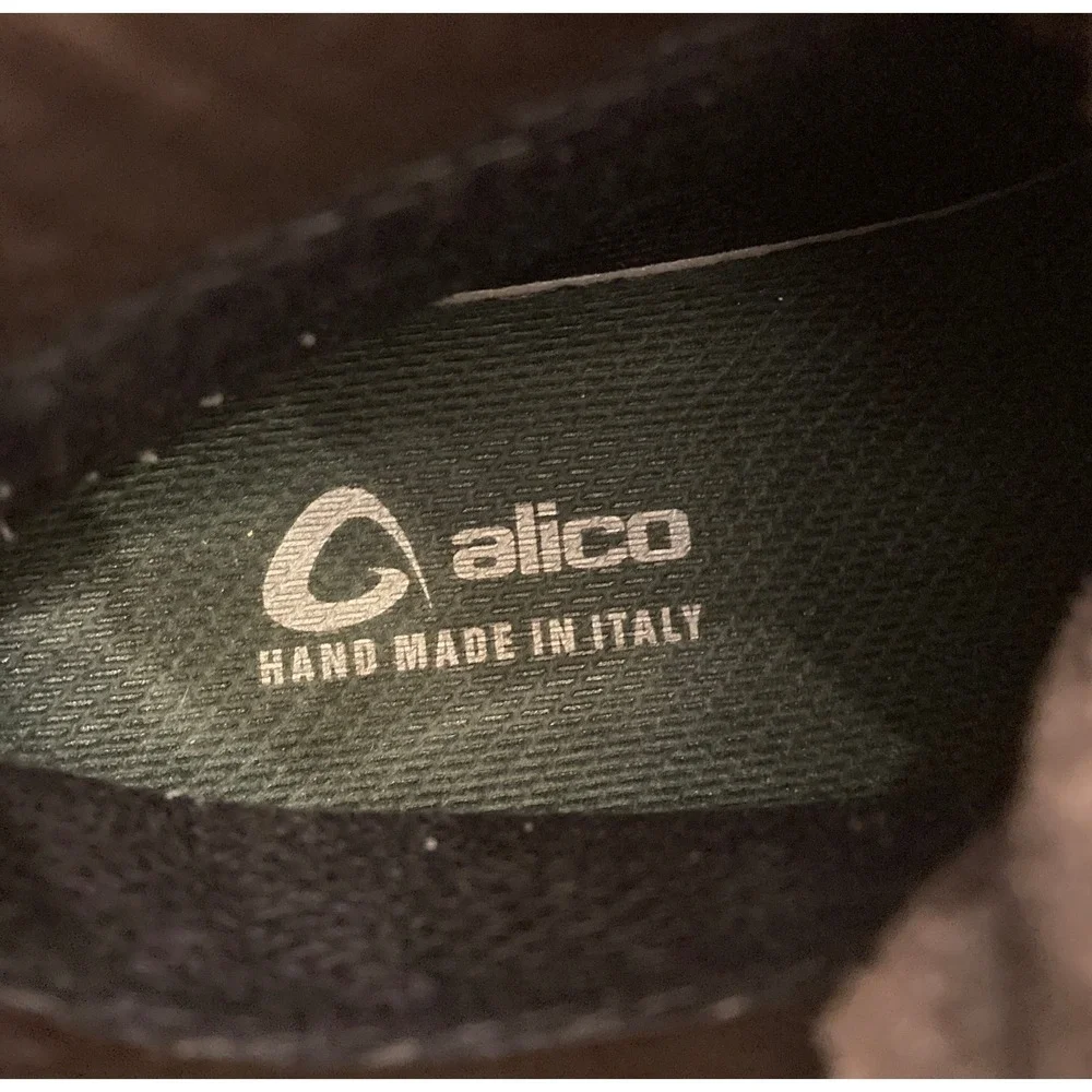 Alico EMS Hiking Boots‎ Nubuck Leather Made in ITALY Vibram Sole Women's 7